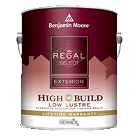 Neu's Hardware Tools Paint Regal Select Exterior High Build is a thick, high-build, 100% acrylic formula that bridges small cracks and voids in fewer coats.boom